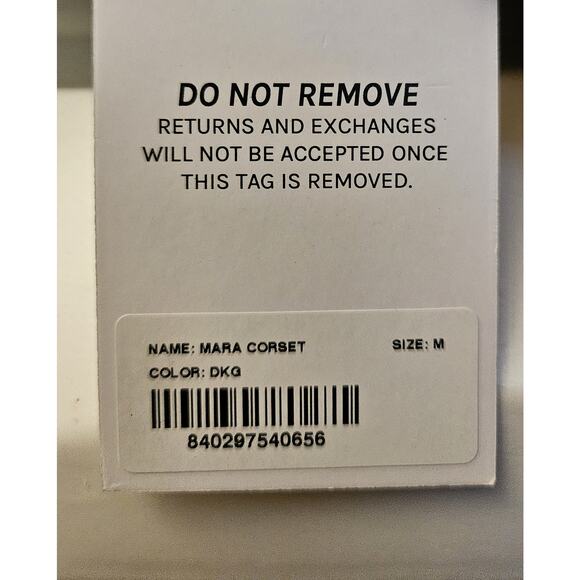 NWT Miaou Mara Corset Top Cami Latex Silver Fetish Sz M - Picture 5 of 6